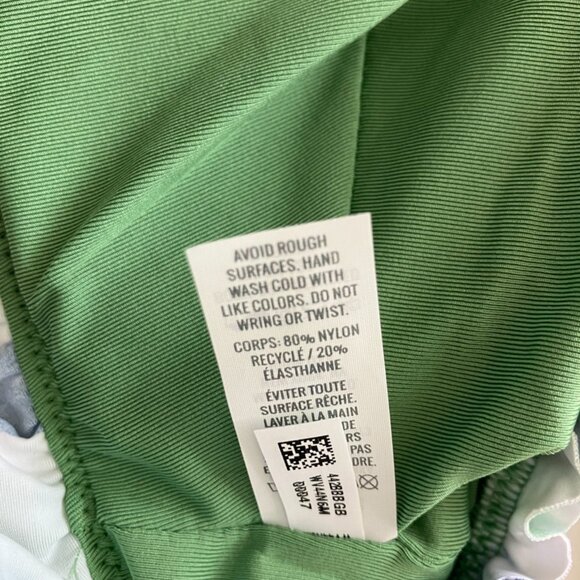 Aerie ruffle scoop bikini top size M printed striped MEDIUM NWT - Picture 8 of 8